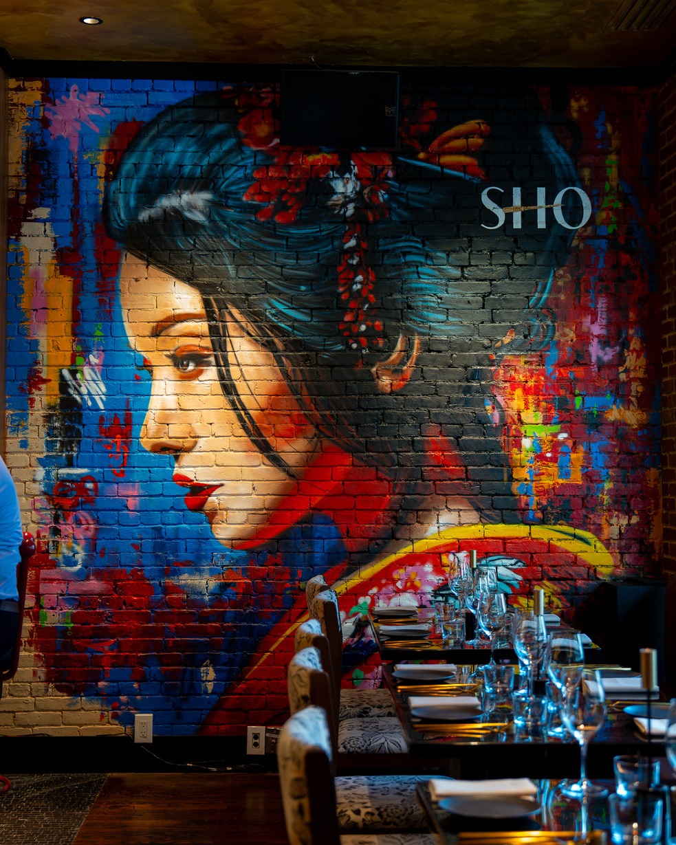 The dining rooms at SHO Asian Table