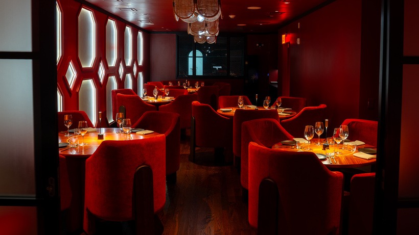 The dining rooms at SHO Asian Table